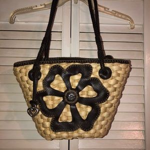 Brighton straw purse